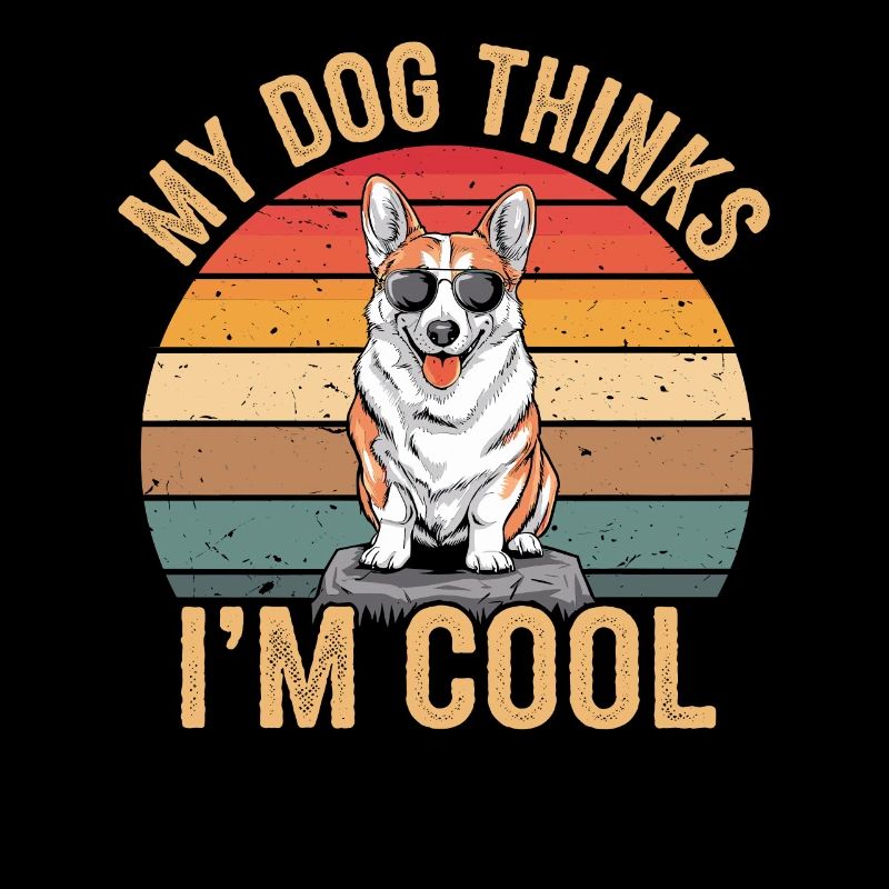 Corgi Mein Hund Denkt Das Ich Cool Bin