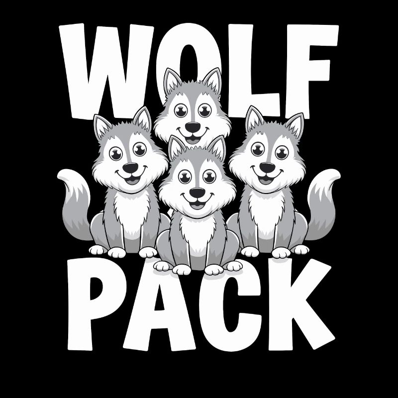 Wolf Group Design Meute de loups