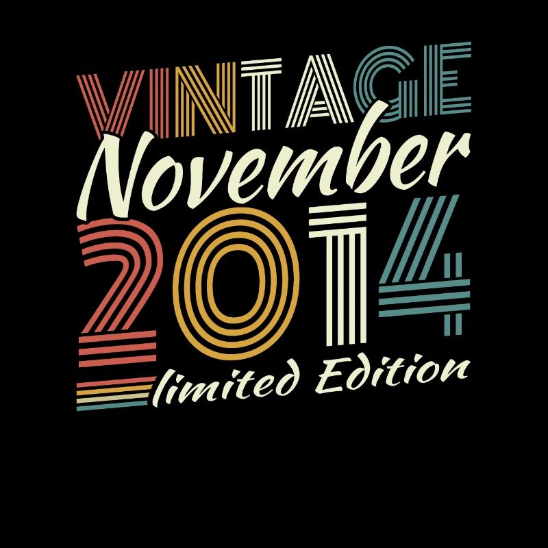 November 2014 Vintage Retro Geburtstagsgeschenk