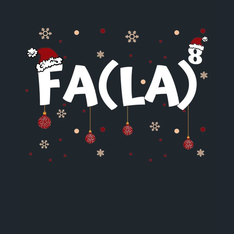 Fa La 8 Funny Christmas Math Teacher Fa La 8