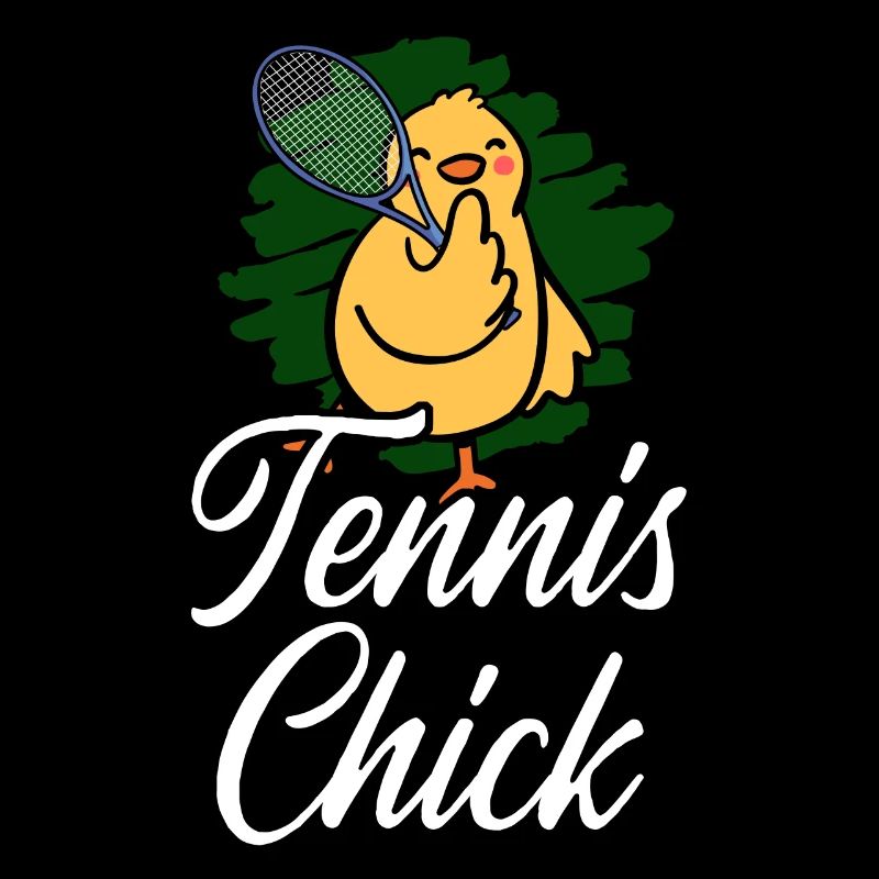 Funny Tennis Player Racket Chicken