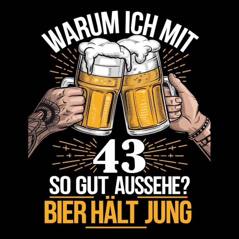 Why do I look so good at 43? Beer keeps you young