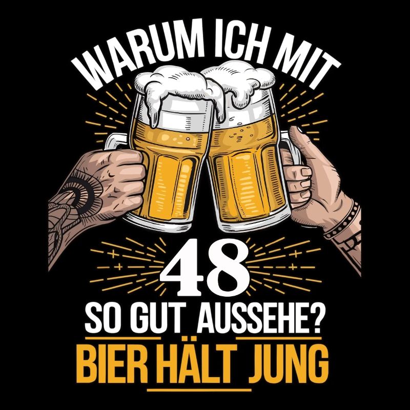 Why do I look so good at 48? Beer keeps you young