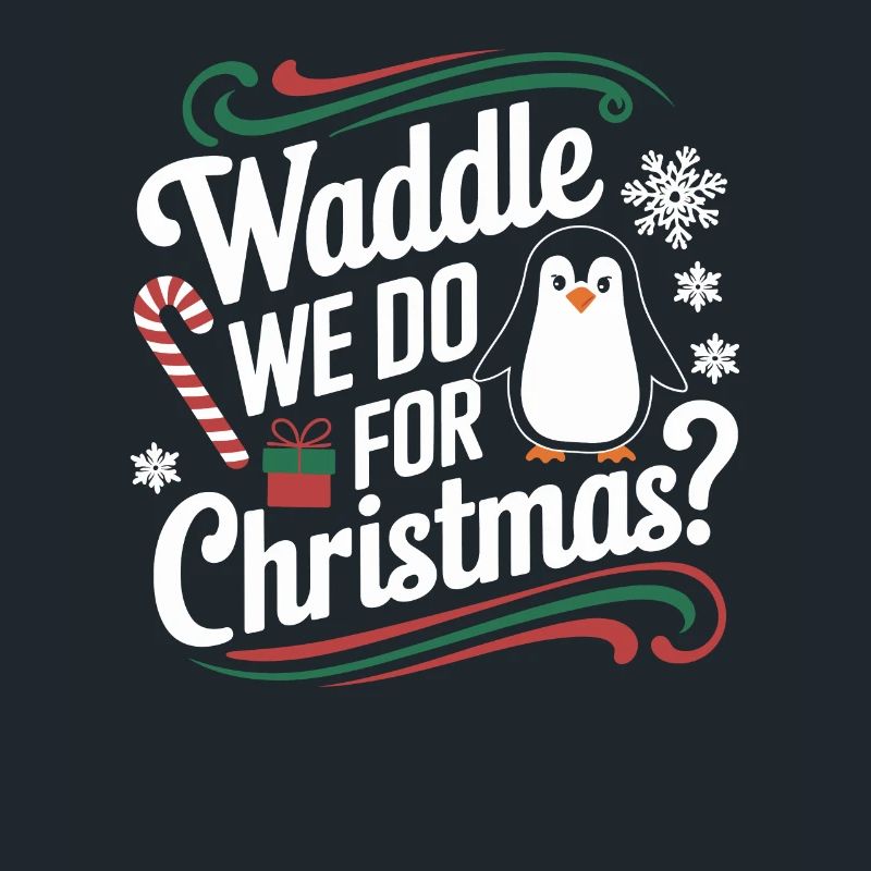 Pingouin Noël Waddle que nous faisons pour Noël