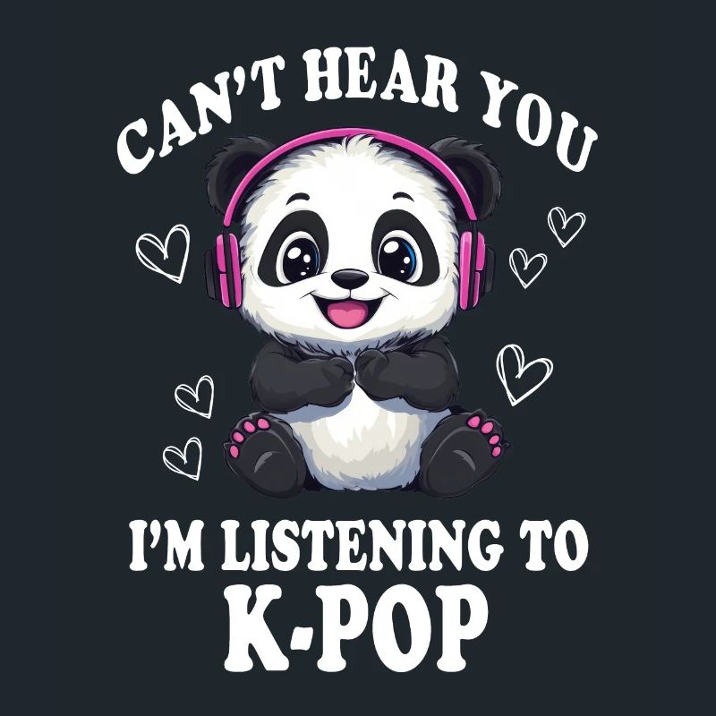 Mignon Panda K-Pop Kpop Corée Musique