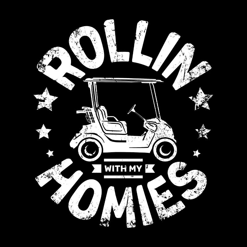 Rollin avec ma voiturette de golf potes