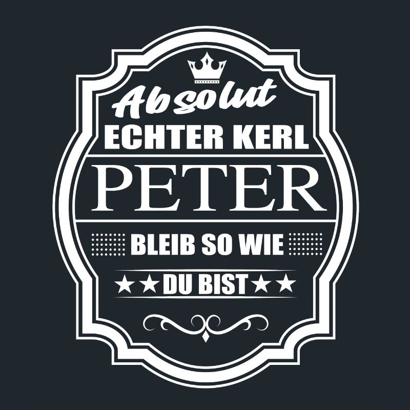 Absolument vrai gars, Peter, reste comme tu es