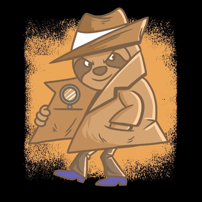 Detective Sloth Agent Officer Detective
