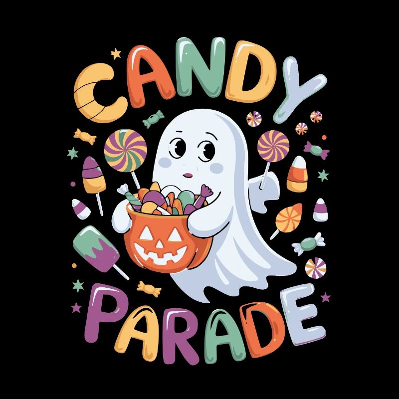 Candy Parade - Halloween Geist mit Süßigkeiten