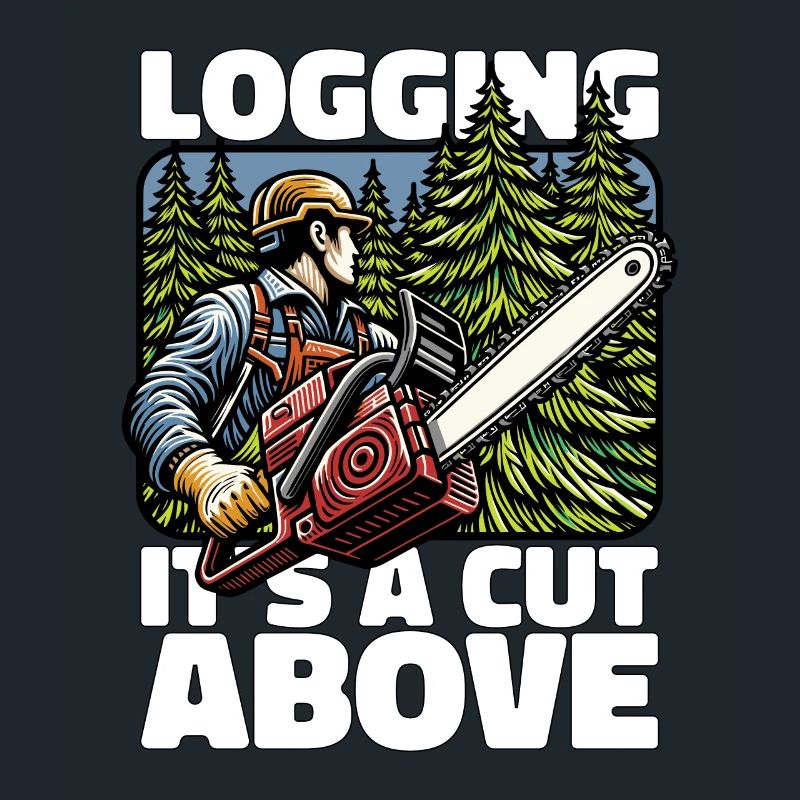 Logging It's A Cut Above Lumber Worker Logger