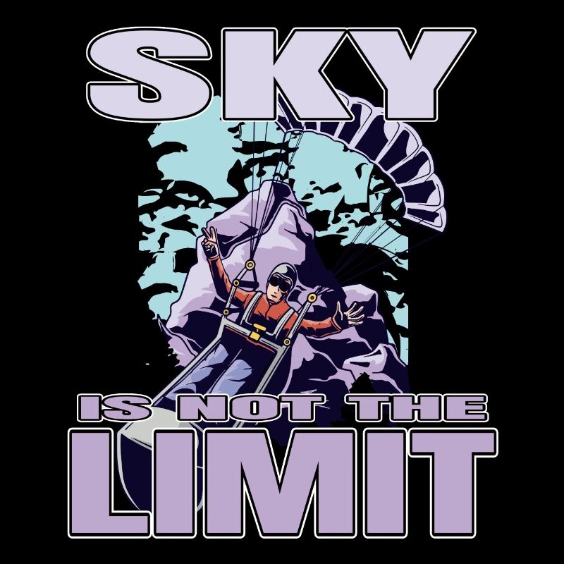 Sky is the Limit - Parapenter Spruch