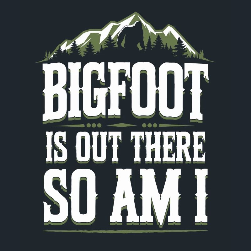 Bigfoot croyant Sasquatch Cryptide Créature de la forêt