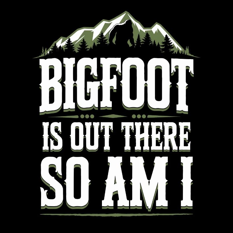Bigfoot croyant Sasquatch Cryptide Créature de la forêt