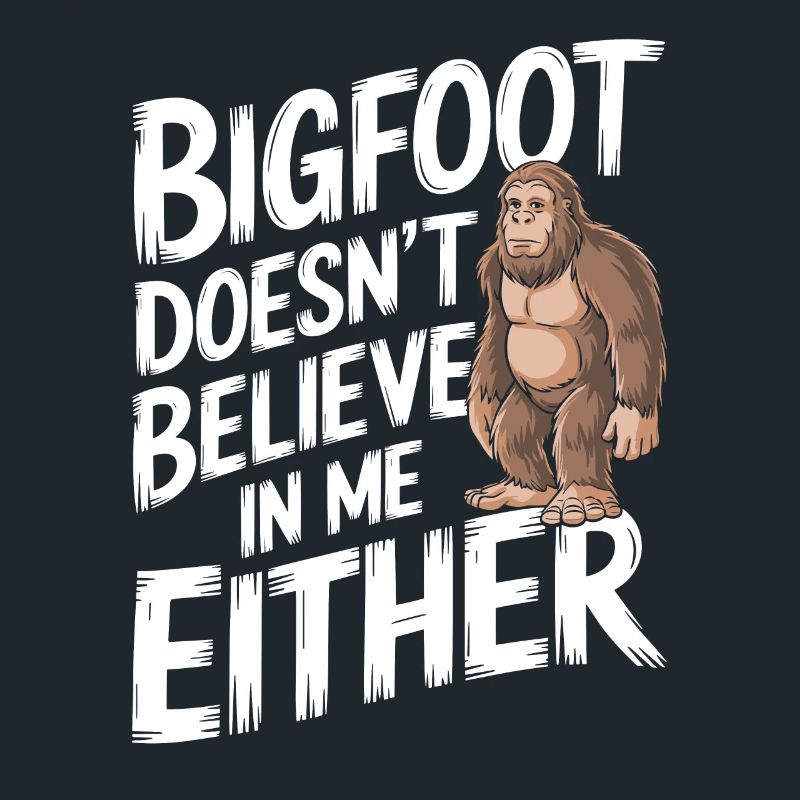 Bigfoot croyant Sasquatch Cryptide Créature de la forêt