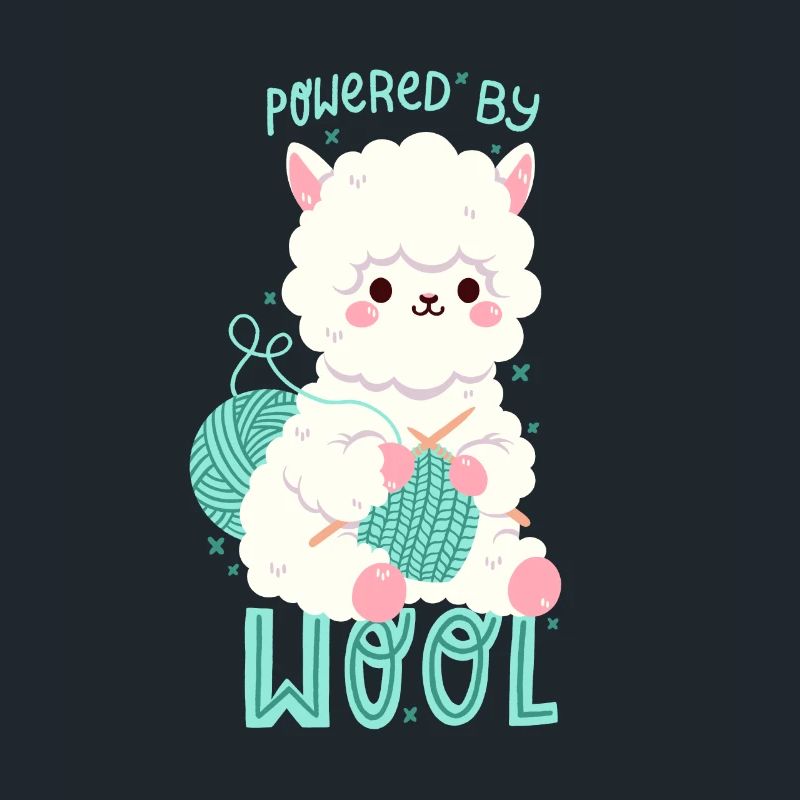 Alpaca with wool