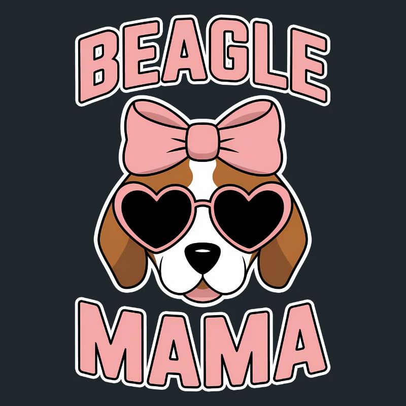Beagle Mama Hund Mutter Lustiges Beagle Geschenk