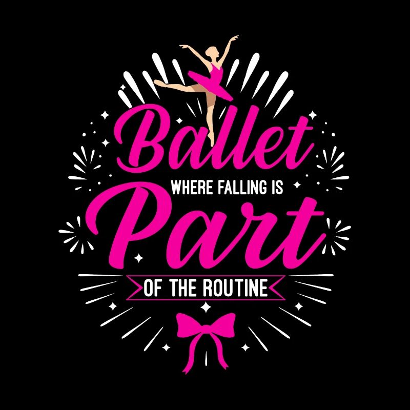 Ballet: where falling is part of the routine.