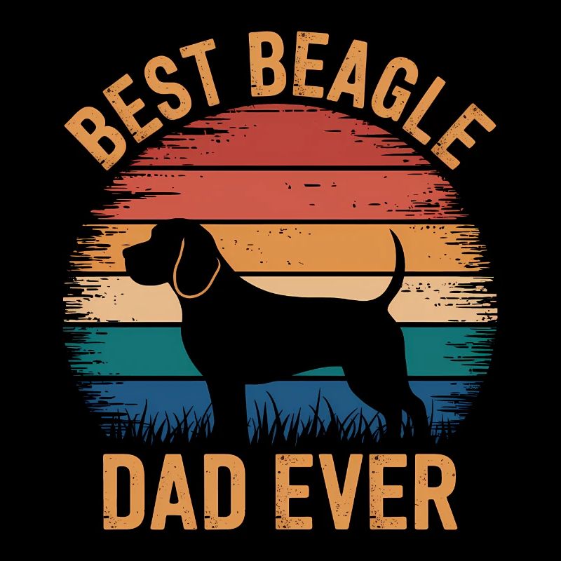 Beagle Dad Dog Father Funny Beagle Gift
