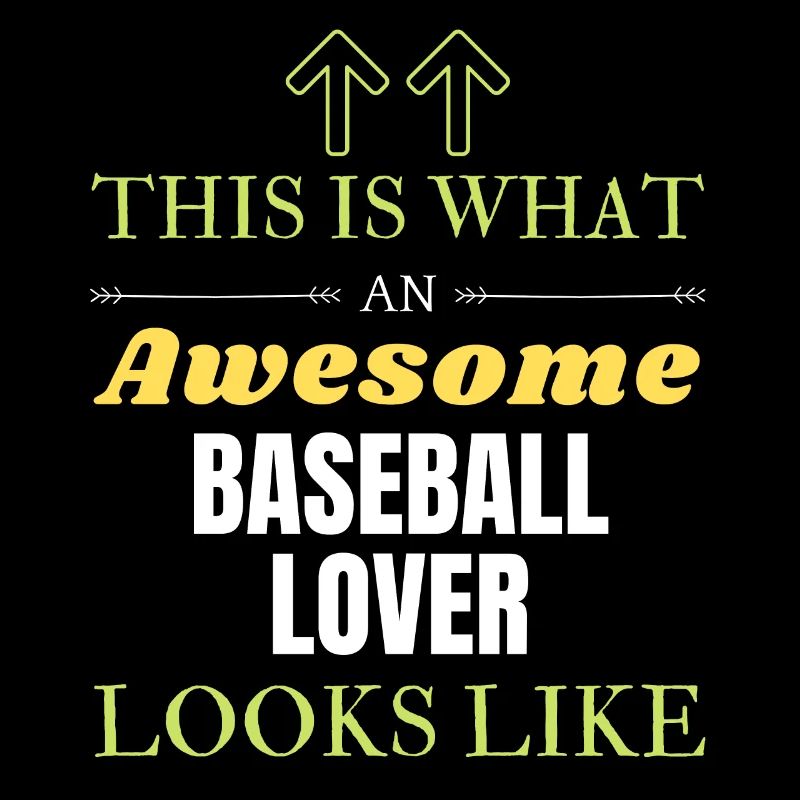 So sieht ein großartiger Baseball-Liebhaber aus