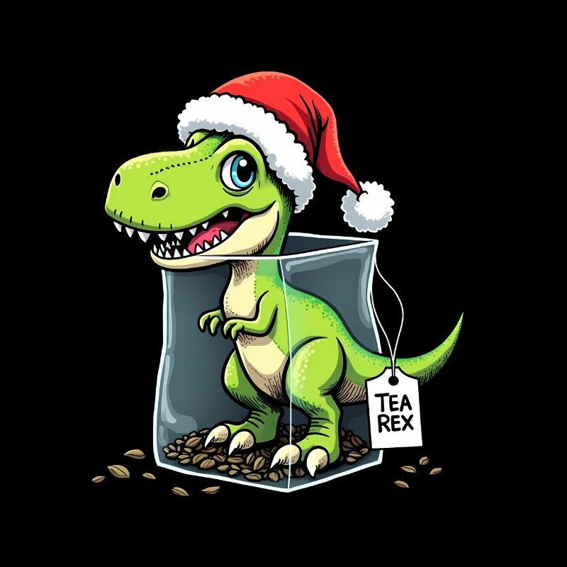Tea Rex Dinosaurier Weihnachten Tee