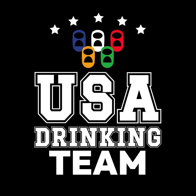 USA Drinking Team Dicton de boisson amusant