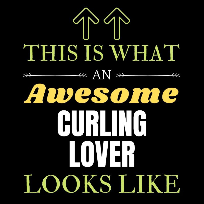 So sieht ein großartiger Curling-Liebhaber aus