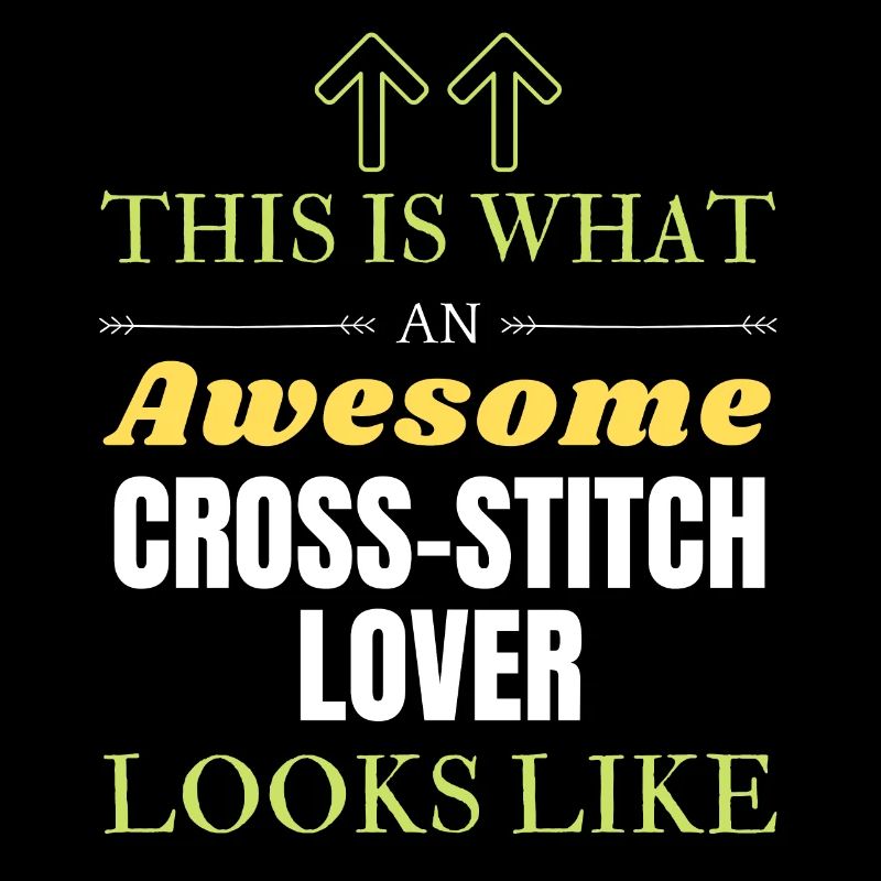 This is what an awesome Cross-stitch lover looks l