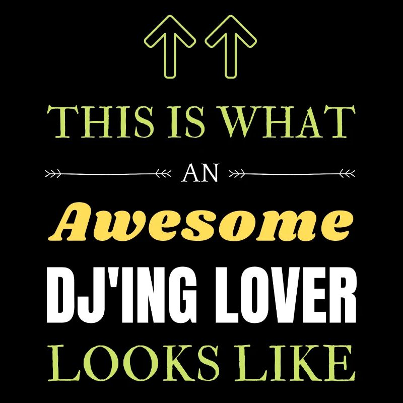 This is what an awesome DJ'ing lover looks like