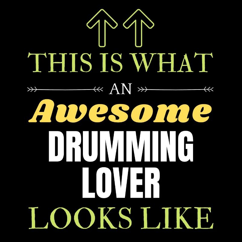 So sieht ein großartiger Drumming-Liebhaber aus