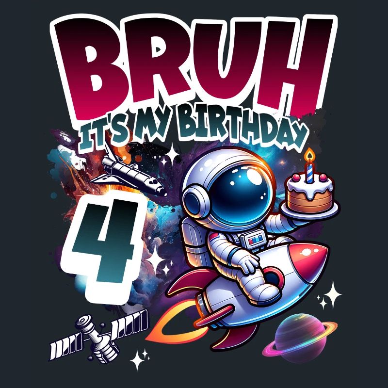 Astronaute 4e anniversaire Espace