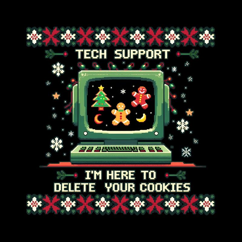 Support technique - Funny Delete Cookies Shirt