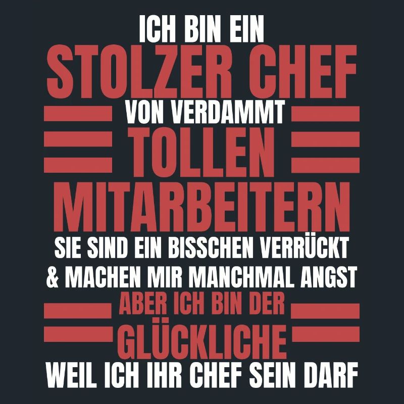 Ich Bin Ein Stolzer Chef Geburtstag Geschenk