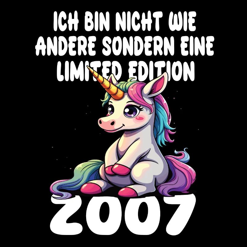 Limited Edition 2007 Geburtstag 2007 Geboren