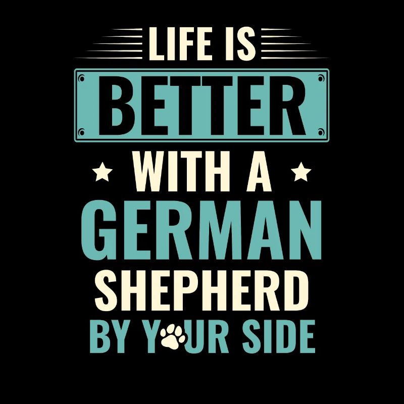 Das Leben ist besser mit einem Deutschen Schäferhund an Ihrer Seite
