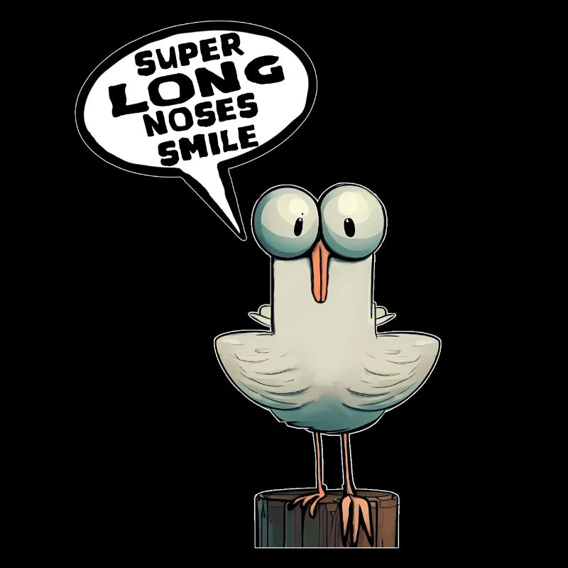 Möwe Spruch Moin Norden Lustiges Funshirt Geschenk