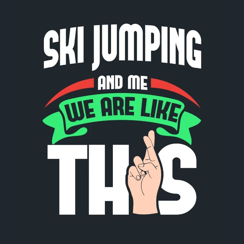Le saut à ski moi sont comme