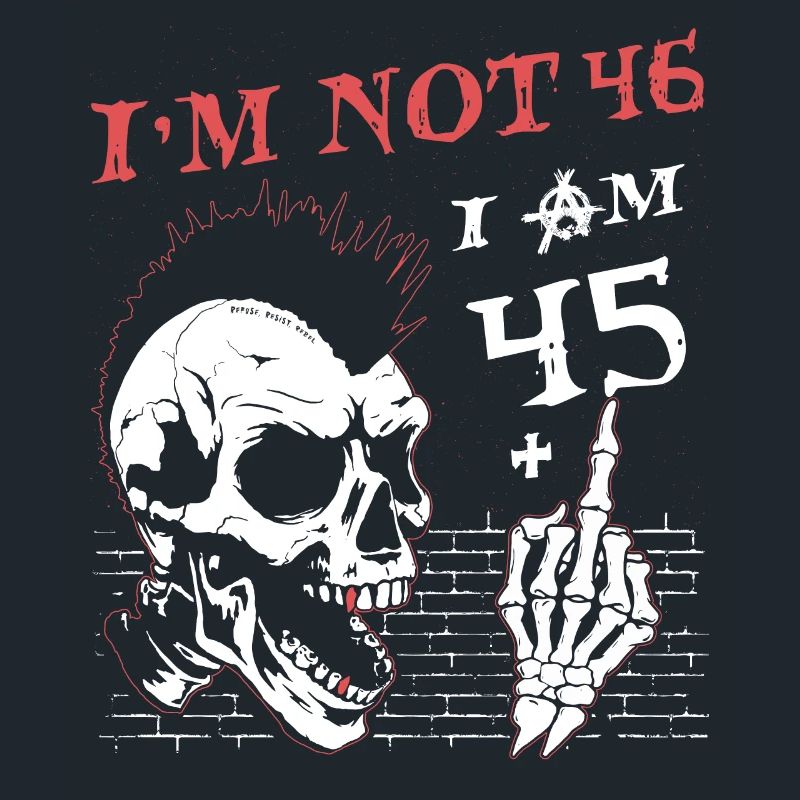 I Am 45 Plus Middle Finger - 46th Birthday