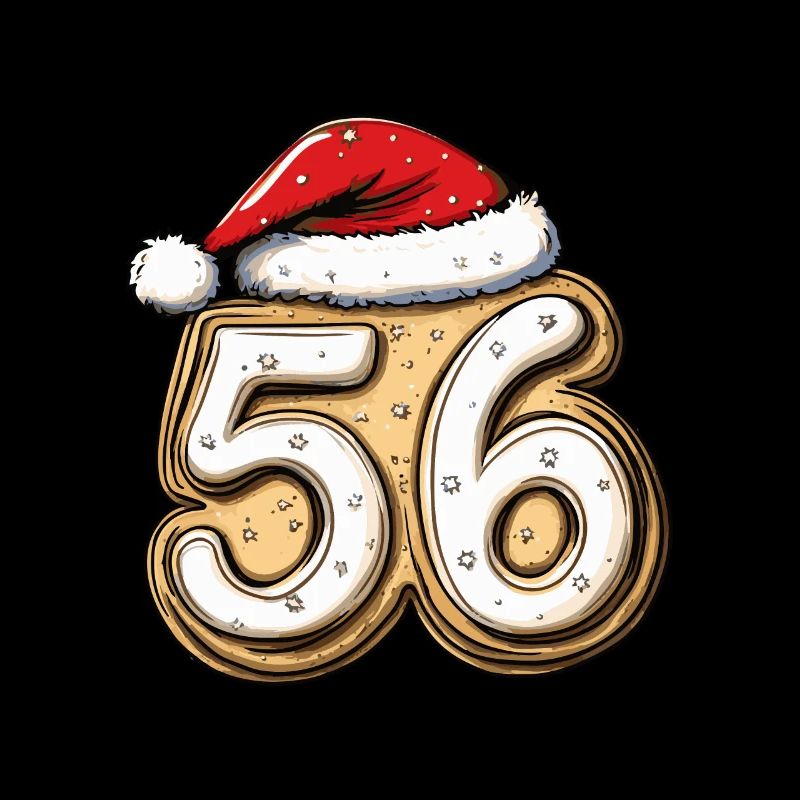 Biscuit de Noël à 56 chiffres