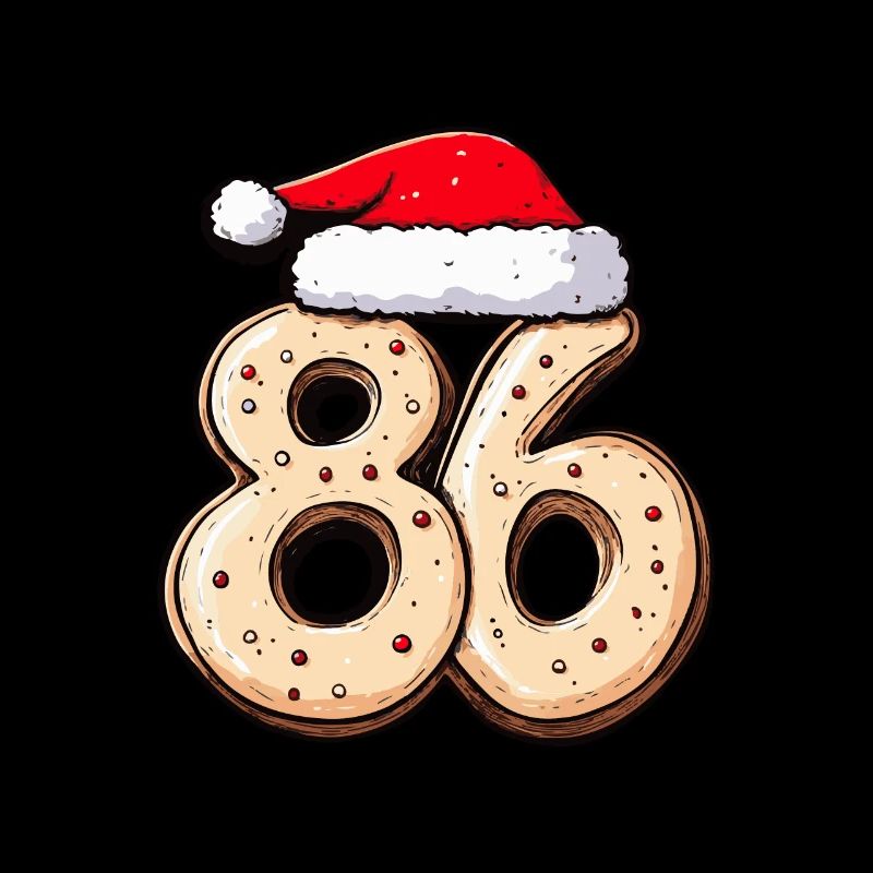 Biscuit de Noël à 86 chiffres