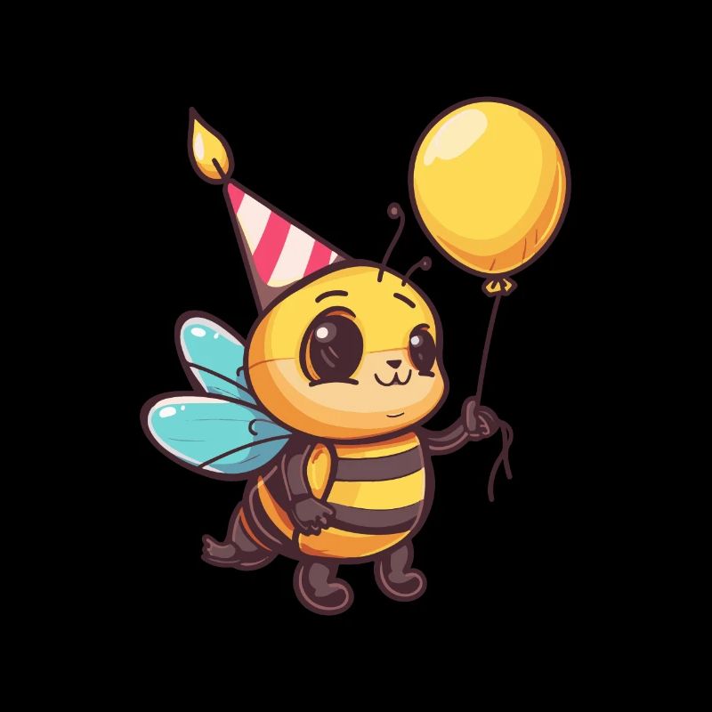 Bee Birthday Comic Cute