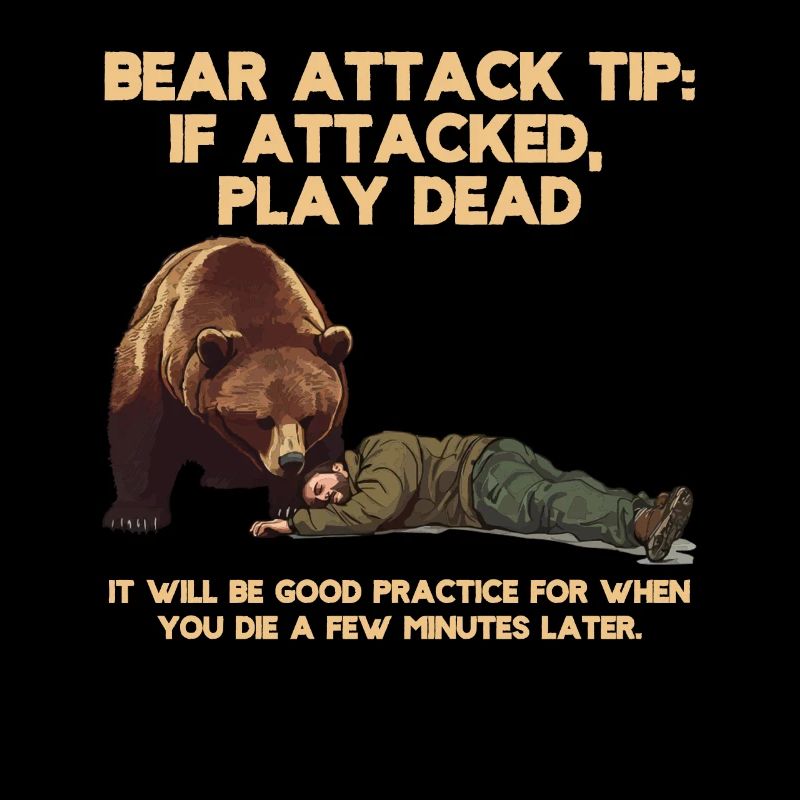 Astuce d’attaque d’ours : Feindre la mort pour l’attaque