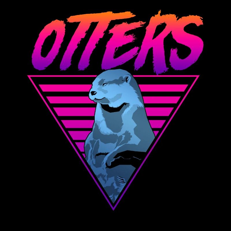 Otter 80s 90s Retro Vintage Otters