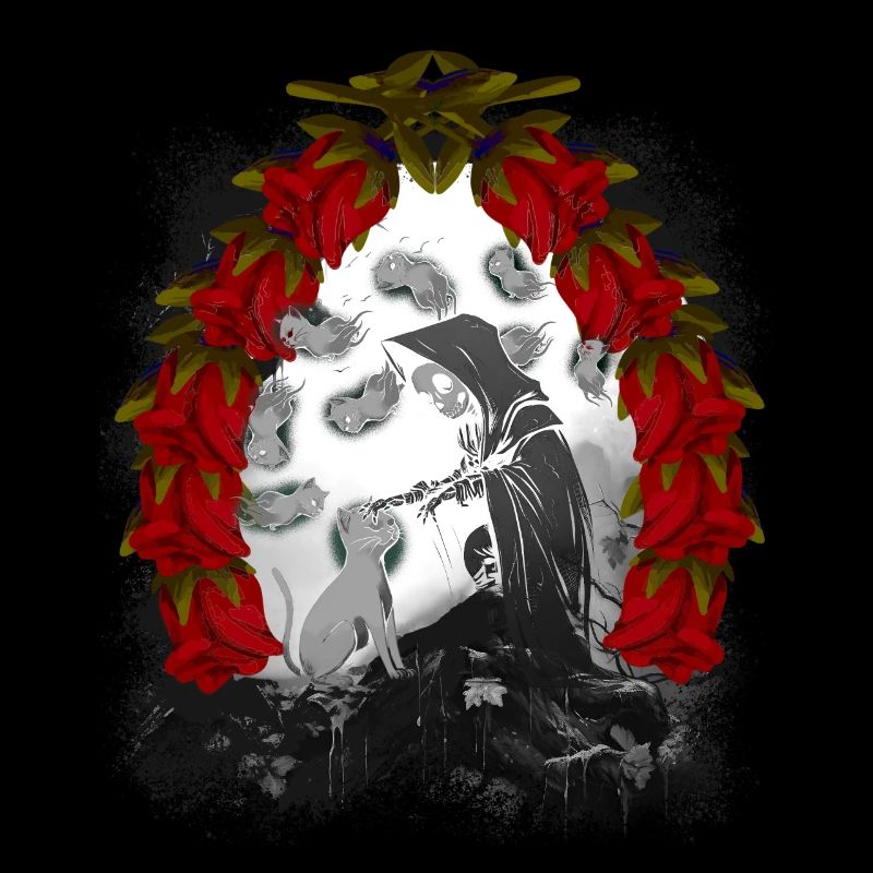 Märchen Märchenfigur Geist Halloween Katzen Katze