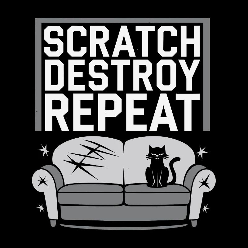 Cat Lover, Dark Humor, Naughty,