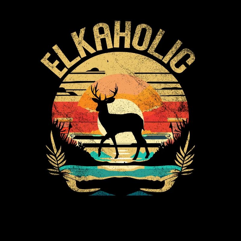 Elchjagd Elkaholische Jäger