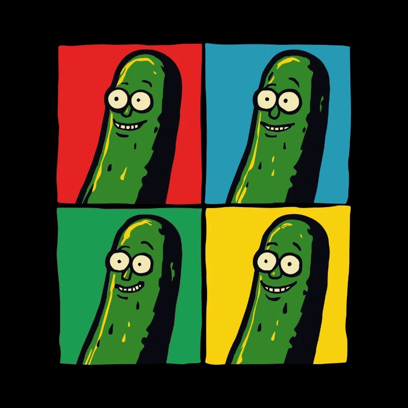 Cornichons amusants pour les végétaliens et les végétariens dans l’alimentation