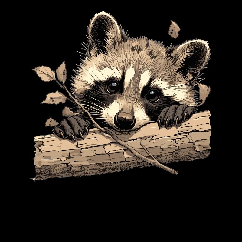 Waschbären Waschbär