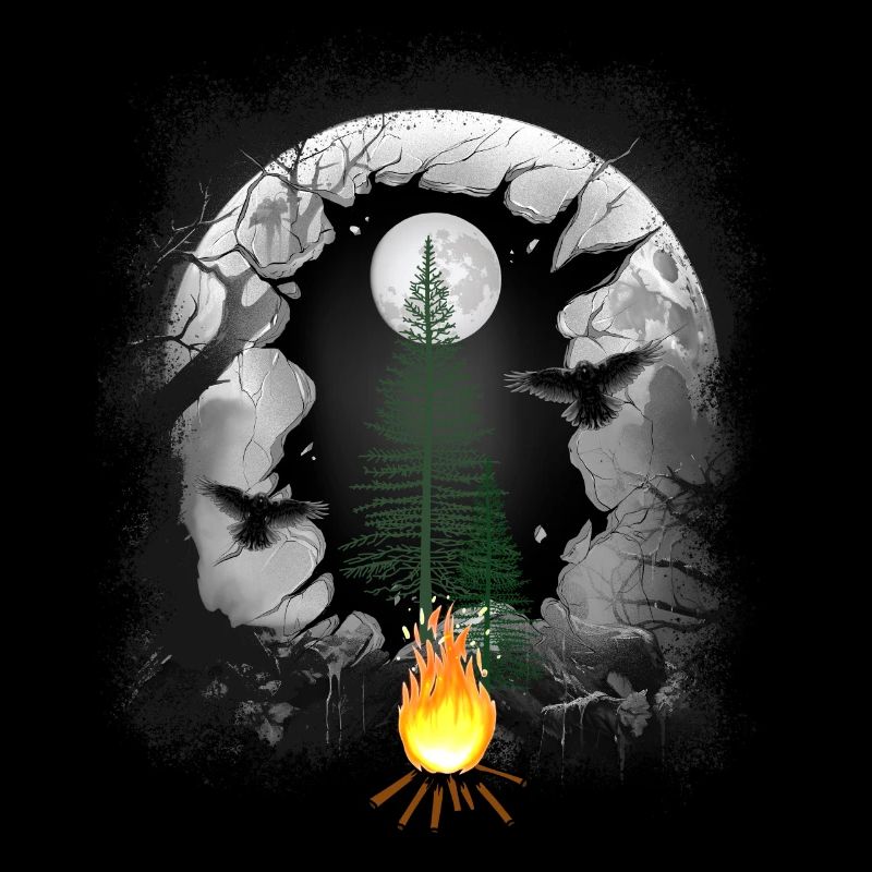 Feu de camp Nature Camping Plein air Aventure Forêt
