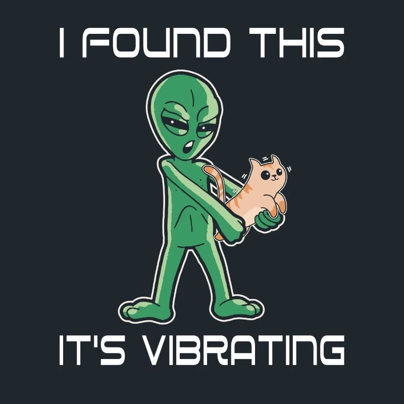 I found that it vibrates funny alien