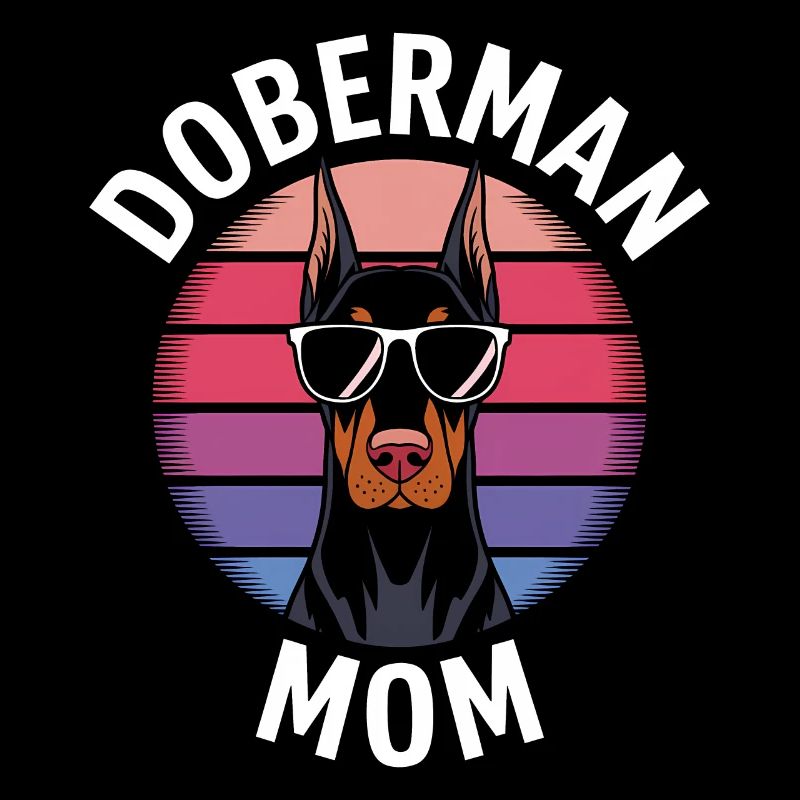 Dobermann Spruch Mama Lustiges Dobermann Geschenk
